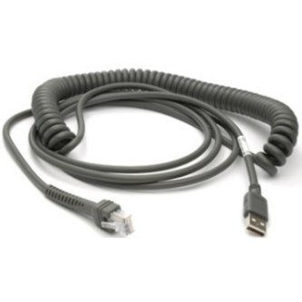 15FT SHIELDED USB CABLE COILED