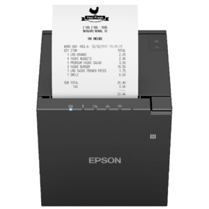 Epson TM-m30III, USB, USB-C, BT, Ethernet, Wi-Fi, 8 dots/mm (203 dpi), cutter, black