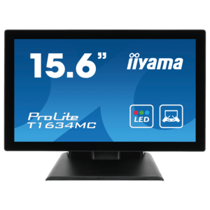 iiyama ProLite T16XX, 39,6cm (15,6''), Capacitivo proyectado, 10 TP, Full HD, USB, Kit (USB), negro