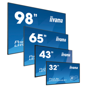 [PROD828442] iiyama ProLite LH8664UHS-B2AG, 24/7, 139cm (55''), 164cm (64,6''), 217.4 cm (85.6''), 4K, USB, RS232, Ethernet, Wi-Fi, Android, kit (RS232), black