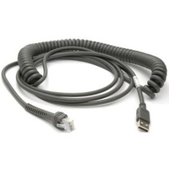 9FT SHIELDED USB CABLE COILED