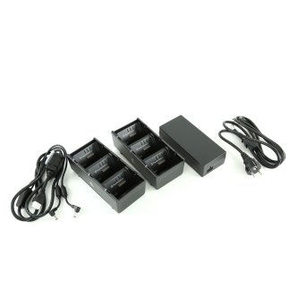 Zebra dual battery charger, 3 slots, EU