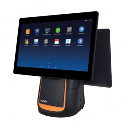 Sunmi T2s, 39,6cm (15,6''), CD, Android, negro, naranja