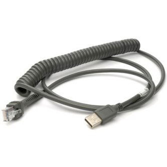 Datalogic connection cable, USB, coiled