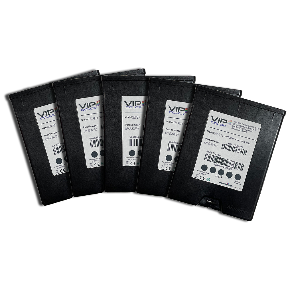 VP650 Assy Ink Cartridge K (5 pack)