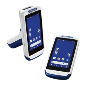 Datalogic Joya Touch 22, 2D, Pistola, USB-C, BT (5.1), WLAN, NFC, Android, GMS, azul, gris