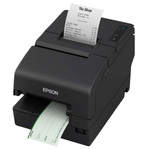 Epson TM-H6000VI-112P1: Serial, MICR, Black, PSU, 