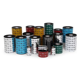 [PROD18641] Thermal transfer ribbons, Zebra, 2100, Cera, 106mm, 450m, Exterior, Negro