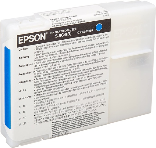 [PROD50927] Epson SJIC4(B) Ink cartridge for TM-J2100 (Blue)